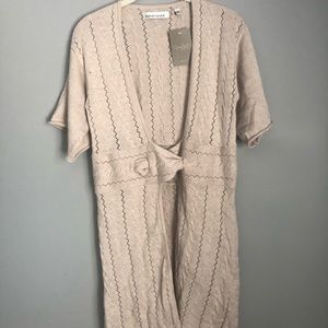 Anthropologie Amalialad Short Sleeve Wrap Sweater